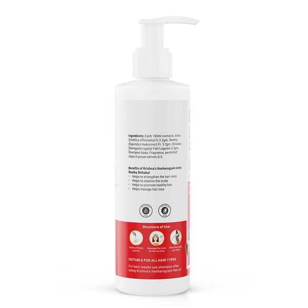 Kesharogyam Reetha Shikakai Amla Shampoo